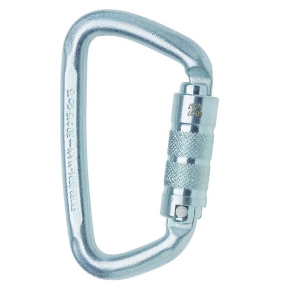 Edelrid - Stahlkarabiner Steel D Twist 50 kN