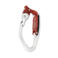 DMM - Materialkarabiner Vault locking/rot-silber