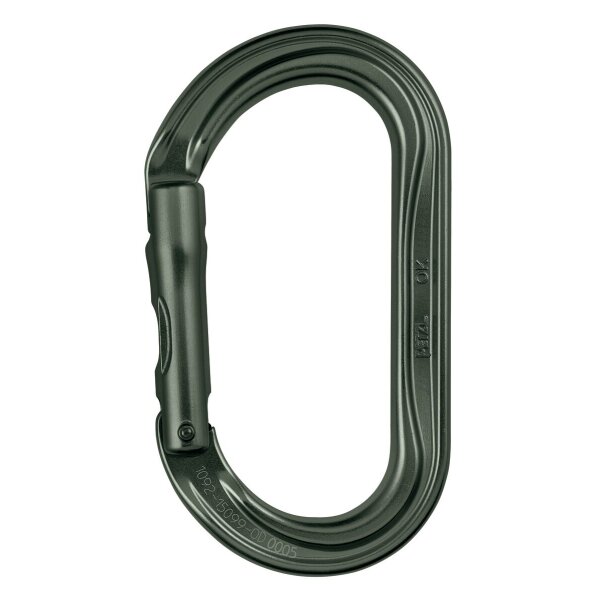 Petzl - Material-Karabiner OK ohne Verschlusssicherung/grau
