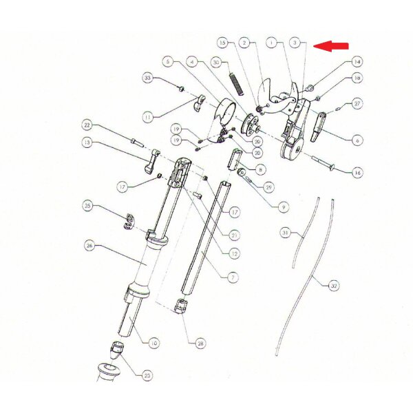 Helium - Ersatz Gehäuseteil oben HE-2/ HE-4
