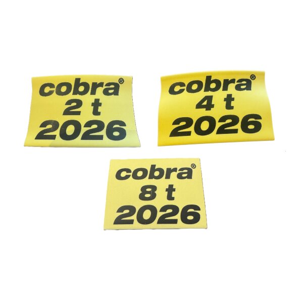 Cobra - Endkappe Jahreskennung