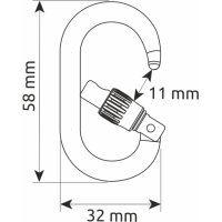Camp - Hilfskarabiner Ekto Lock / 4 kN