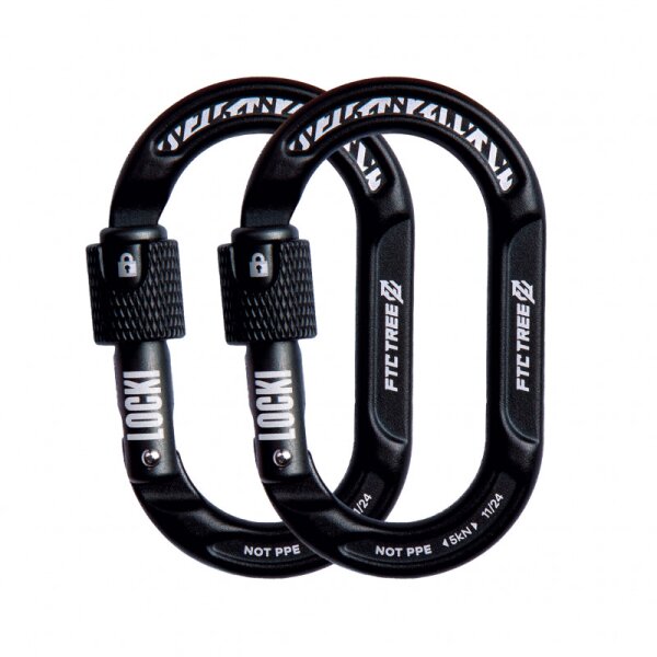 FTC TREE - Hilfskarabiner LOCKI / 5 kN - 2er set