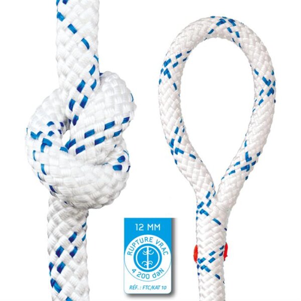 FTC TREE - Riggingseil Katuali 12 mm/40 kN / 65 m mit Spleiß